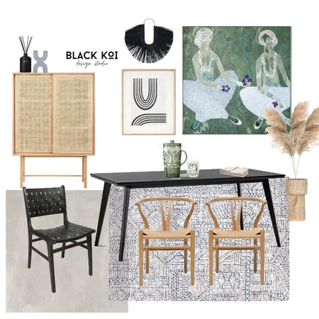 Tash's Dining Interior Design Mood Board by Black Koi Design Studio on Style Sourcebook