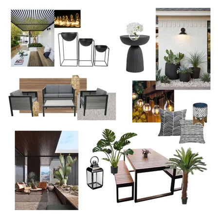 [A0303] Outdoor Sample Board 070921 Interior Design Mood Board by Jimin Lee on Style Sourcebook