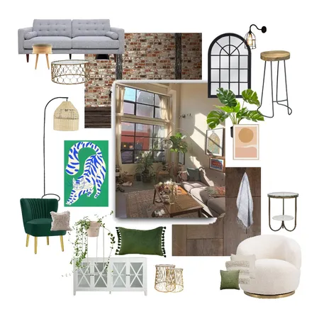 [A0305] Becky's Sample Board 2.47 Interior Design Mood Board by Jimin Lee on Style Sourcebook