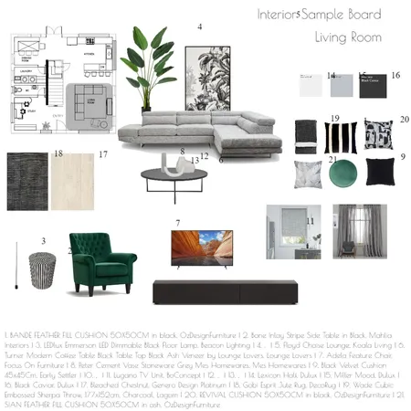 Living mood 9 Interior Design Mood Board by paty_eoli on Style Sourcebook