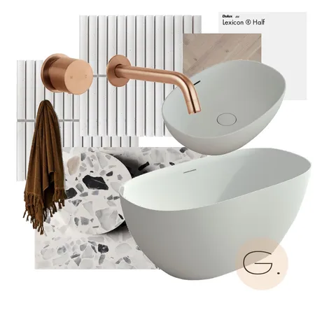 Main Bathroom - Selwyn Concept 1 Interior Design Mood Board by Guernica Design on Style Sourcebook