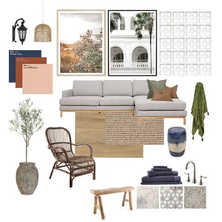 Mediterranean Interior Design Mood Board by Vanessa Alex Interiors on Style Sourcebook