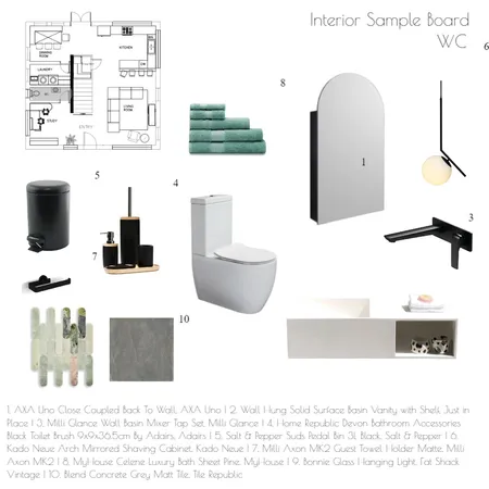 Wc Sample Board Interior Design Mood Board by paty_eoli on Style Sourcebook