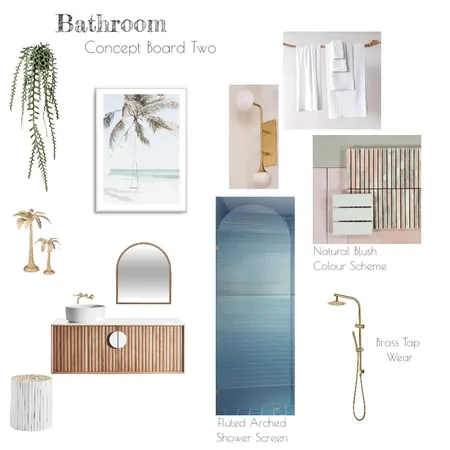 Concept Board Bathroom - Two Interior Design Mood Board by KarlssonInteriors on Style Sourcebook