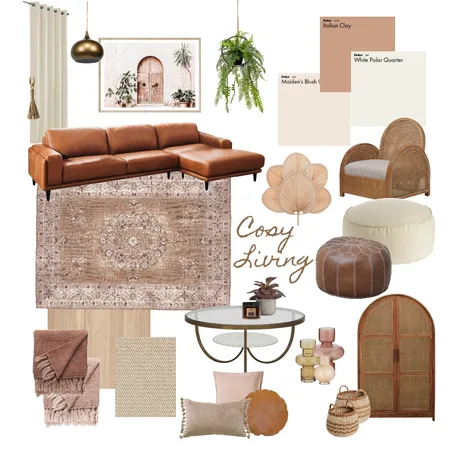 Cosy Living Interior Design Mood Board by Bahu on Style Sourcebook