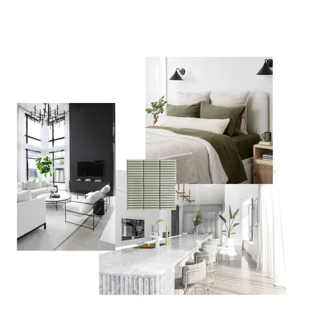 Accented Achromatic Interior Design Mood Board by Heim Design on Style Sourcebook