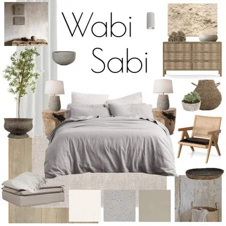 Wabi Sabi Bedroom Interior Design Mood Board by james.burnaman on Style Sourcebook