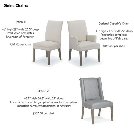 Katy Wheeler dining chairs 1 Interior Design Mood Board by Intelligent Designs on Style Sourcebook