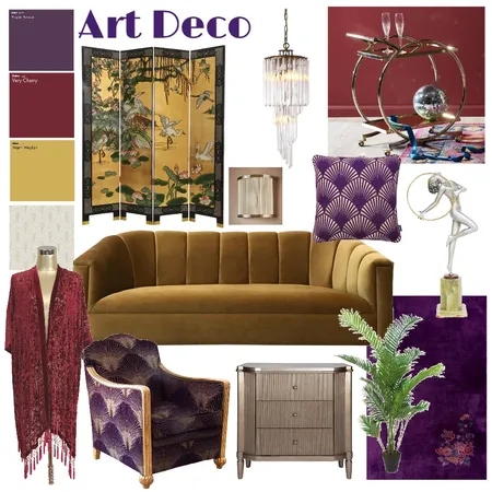 Art Deco Interior Design Mood Board by MandyM on Style Sourcebook