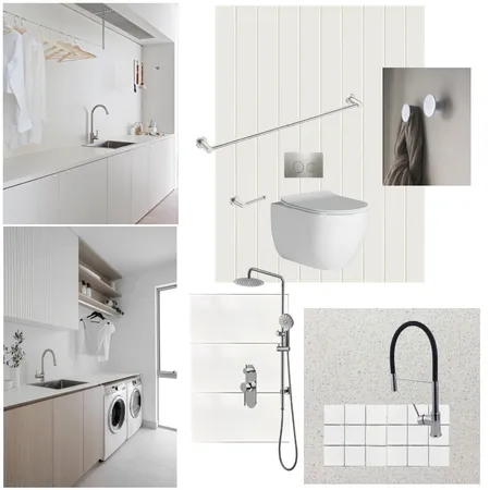 Laundry/bathroom final Interior Design Mood Board by kimchibiscuit on Style Sourcebook