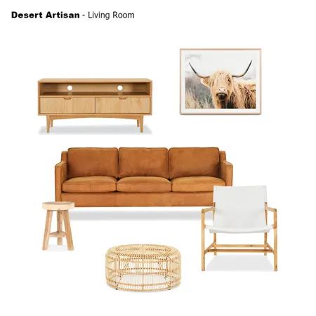 Desert Artisan - Living Room Interior Design Mood Board by ingmd002 on Style Sourcebook