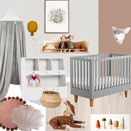 baby girl brdroom Interior Design Mood Board by YafitD on Style Sourcebook