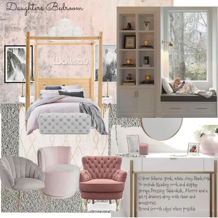 Karrinyup Daughters Room 1 Interior Design Mood Board by Colette on Style Sourcebook