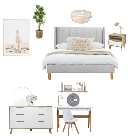 Mischa’s Bedroom Interior Design Mood Board by betce13 on Style Sourcebook