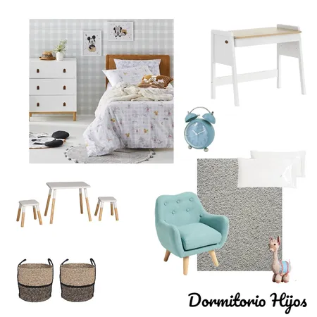 Dormitorio hijos 1 Interior Design Mood Board by constanzadel on Style Sourcebook