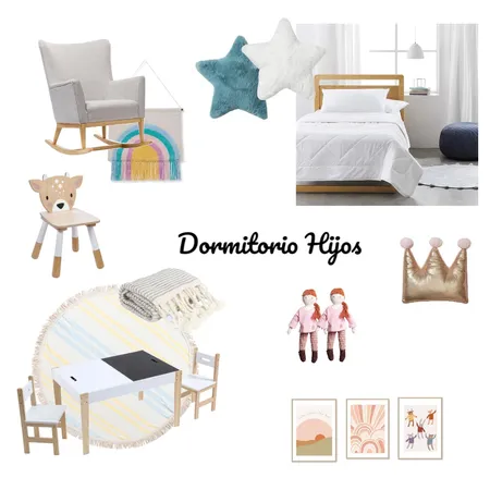 Dormitorio hijos 2 Interior Design Mood Board by constanzadel on Style Sourcebook