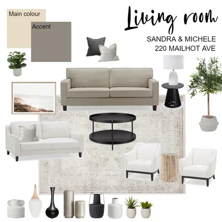 Living room - Mailhot2 Interior Design Mood Board by janiehachey on Style Sourcebook