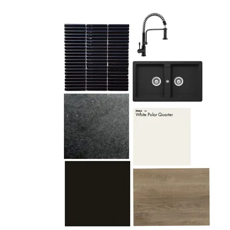 black kitchen mood Interior Design Mood Board by Court In Colour on Style Sourcebook