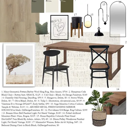 Dining Interior Design Mood Board by sidetuzun on Style Sourcebook