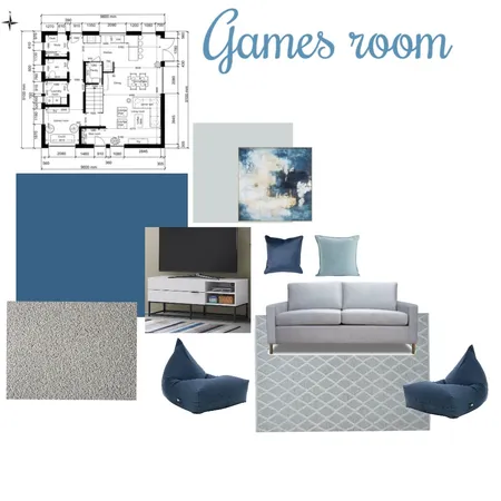 Games room Interior Design Mood Board by Aleen.p on Style Sourcebook