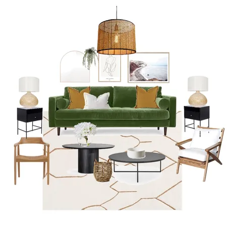 mmm Green Velvet Interior Design Mood Board by jacqueline yee on Style Sourcebook