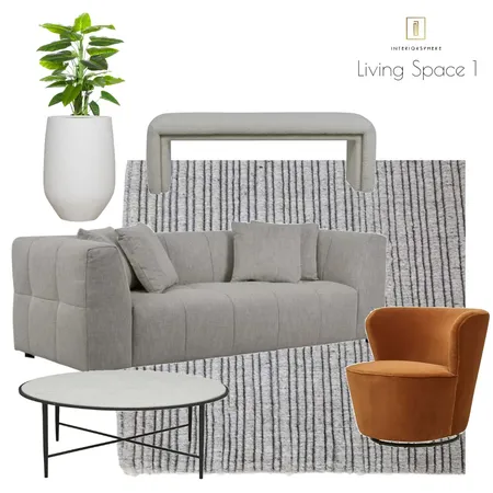 Living Space 1 Interior Design Mood Board by jvissaritis on Style Sourcebook