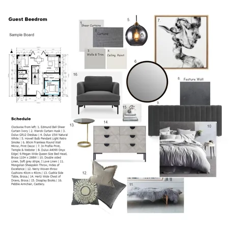 Bedroom Interior Design Mood Board by GBonaguro on Style Sourcebook