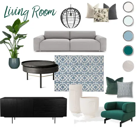 Living Room Interior Design Mood Board by CViljoen on Style Sourcebook