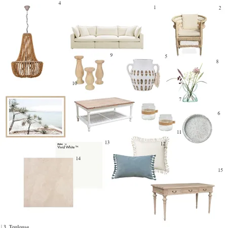 Bohemian Coastal Interior Design Mood Board by RJH28 on Style Sourcebook