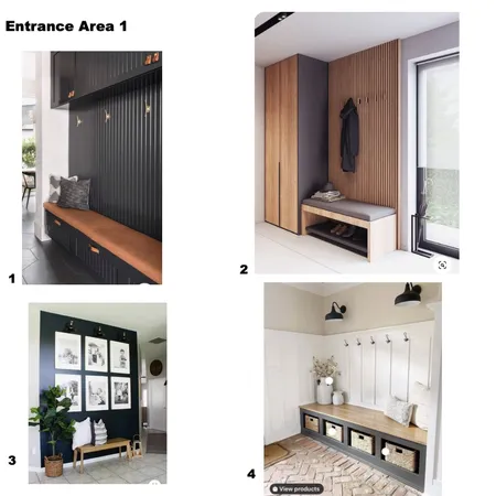 Entrance Area 1 Interior Design Mood Board by Wildflower Property Styling on Style Sourcebook