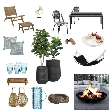 Sleek and Moody outdoors Interior Design Mood Board by lauriexxoo on Style Sourcebook