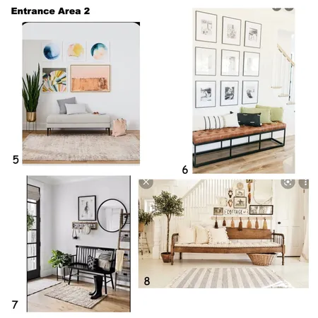 Entrance Area 2 Interior Design Mood Board by Wildflower Property Styling on Style Sourcebook