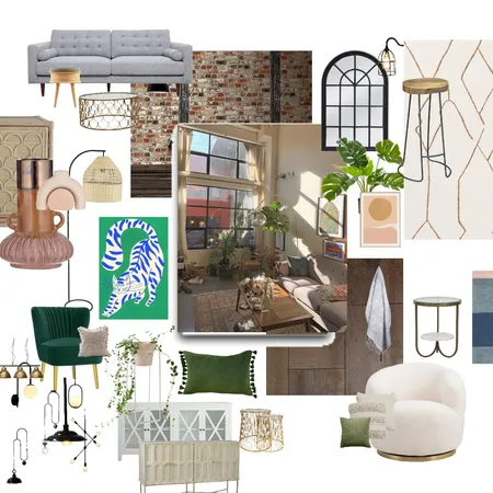 [A0305] Becky's Sample Board 150921 Interior Design Mood Board by Jimin Lee on Style Sourcebook