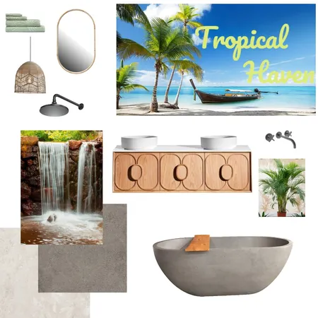 Tropical haven Interior Design Mood Board by mamadeli on Style Sourcebook