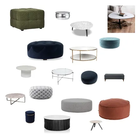 Ottoman or coffee table Interior Design Mood Board by TRK on Style Sourcebook