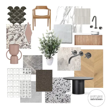 materials Interior Design Mood Board by OutineInteriors on Style Sourcebook