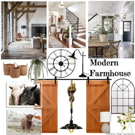 Modern Farmhouse Interior Design Mood Board by Shannonlauradye on Style Sourcebook