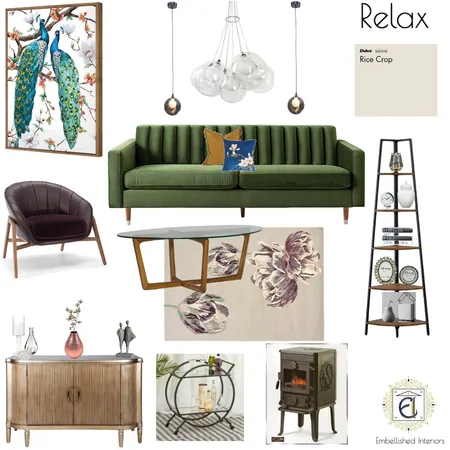 Relax - Living Room Interior Design Mood Board by Embellished Interiors on Style Sourcebook