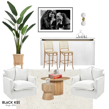 Large Bar - Naughty Nuns White Interior Design Mood Board by Black Koi Design Studio on Style Sourcebook