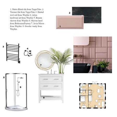 bathroom Interior Design Mood Board by Clare Miller on Style Sourcebook