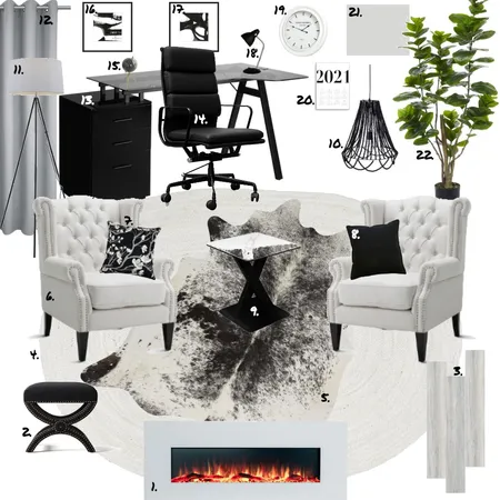 Study Sample Board Interior Design Mood Board by Savvy & Co. on Style Sourcebook