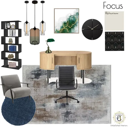 Focus - Office Interior Design Mood Board by Embellished Interiors on Style Sourcebook