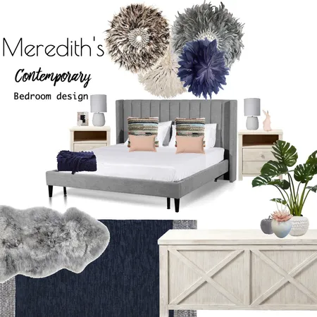 Meredith's Contemporary bedroom Interior Design Mood Board by Dalma on Style Sourcebook