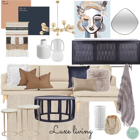 Coastal luxe living Interior Design Mood Board by House of savvy style on Style Sourcebook