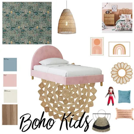 Boho Kids Interior Design Mood Board by shashikala on Style Sourcebook