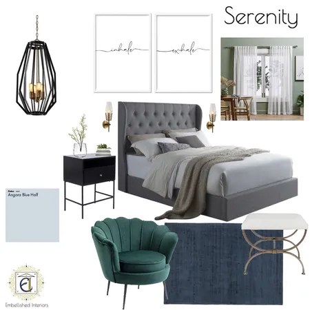 Serenity - Bedroom Interior Design Mood Board by Embellished Interiors on Style Sourcebook