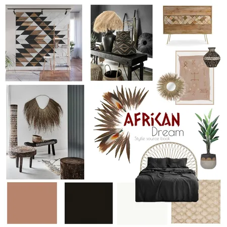 African Interior Design Mood Board by Hannah Beamer on Style Sourcebook