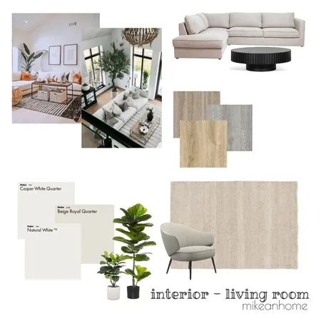 Living Room - Mikean Home Interior Design Mood Board by Mikean Home on Style Sourcebook