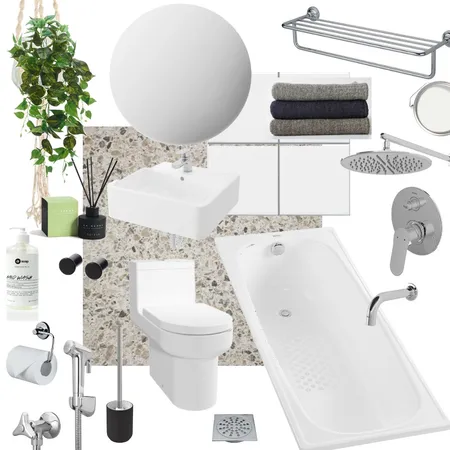 DH - Ensuite Interior Design Mood Board by KUTATA Interior Styling on Style Sourcebook