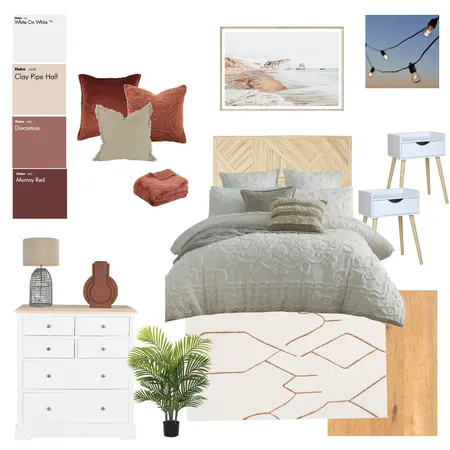 Coastal Bedroom Interior Design Mood Board by Interiors By Zai on Style Sourcebook